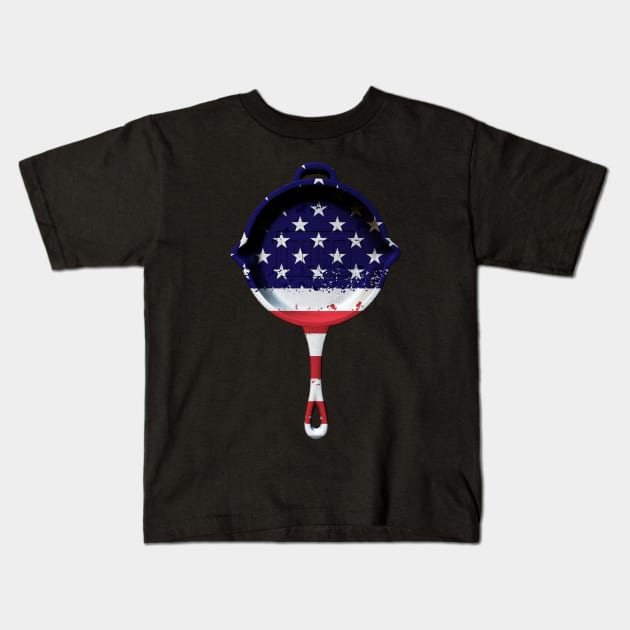 pan pubg usa Kids T-Shirt by sinta67